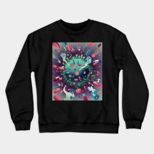 Virus Wars Crewneck Sweatshirt